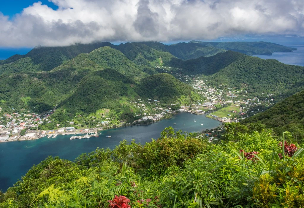 Samoa aerial view